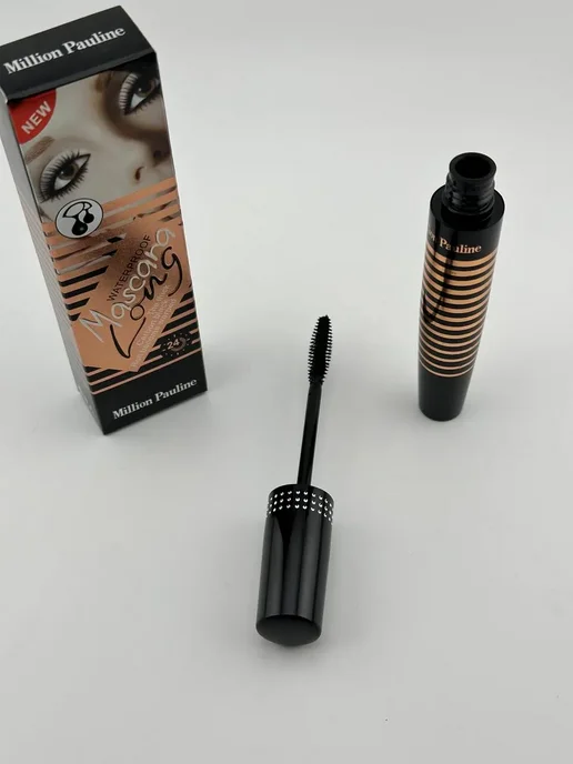 тушь для ресниц черная million pauline MASCARA, черный, фото 4