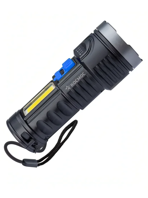 Фонарь аккумуляторный ручной LED 3Вт + COB 3Вт аккум, 3 Вт, 3 Вт