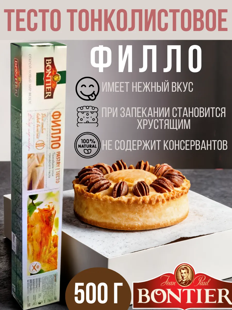 Тесто тонколистовое Филло...