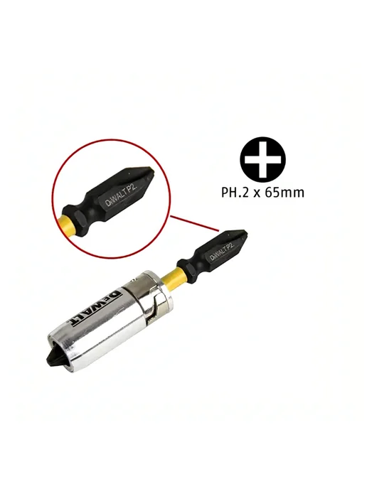 deWalt Набор бит с кольцевым магнитом DWA2SD65, черный, фото 5
