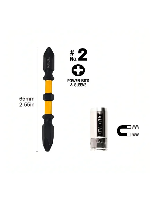deWalt Набор бит с кольцевым магнитом DWA2SD65, черный, фото 7