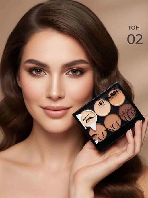 NOZ cosmetics Консилер для лица, черный, фото 2