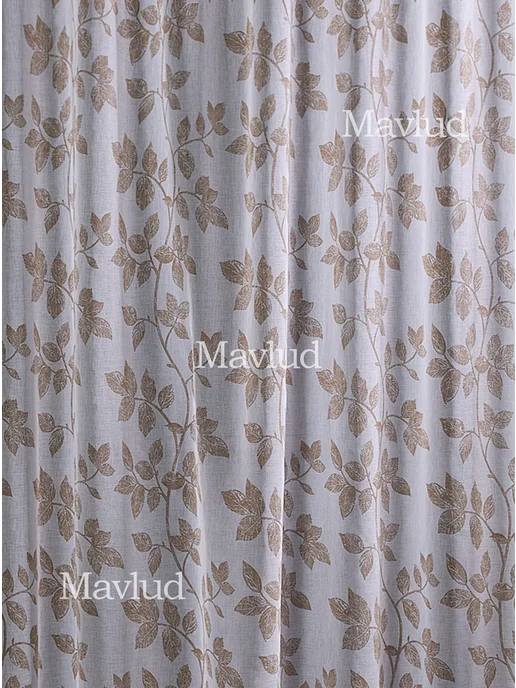 mavlud Тюль штора 200х250 см в гостиную спальню под лен, 200x250 см, фото 2