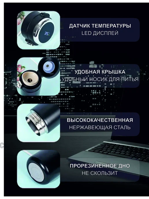 ГравРум Автокружка "Сердце пальцами", черный, фото 4