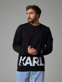 Брендовый свитшот кофта лонгслив Karl Lagerfeld 281385071 купить за 2 399 ₽ в интернет-магазине Wildberries