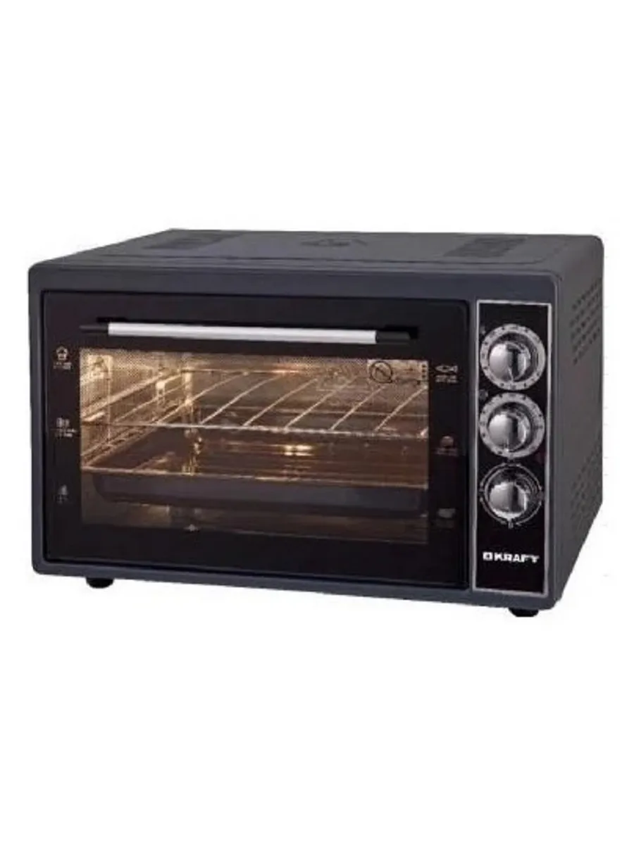 Мини печь электрическая духовка KF-MO 3800 BL, 38л