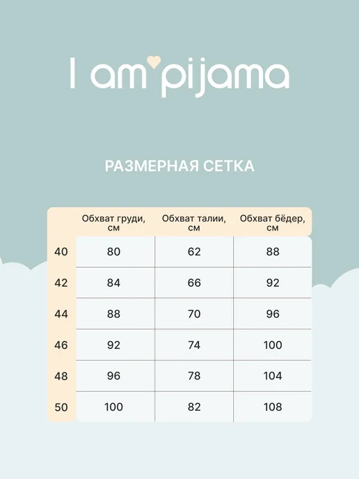 I am pijama Платье сорочка ночная хлопок домашнее, вариант, фото 4