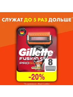 Сменные кассеты для бритья лезвия бритвы ProGlide Power 8