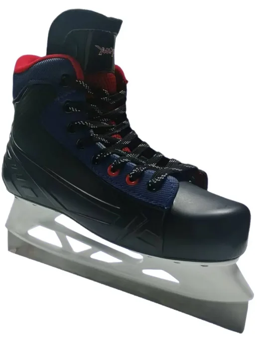 RGX Хоккейные коньки Bandy X10 для хоккея с мячом, синий