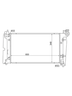 Радиатор охлаждения Toyota Corolla Verso SAT 281705368 купить за 6 458 ₽ в интернет-магазине Wildberries