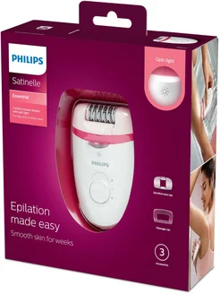 Эпилятор BRE255 00 с подсветкой оригинал Philips 281710659 купить за 5 243 ₽ в интернет-магазине Wildberries