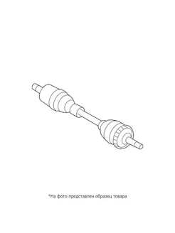 Полуось левая 23x608.5x48 NISSAN MICRA II (K11) 1