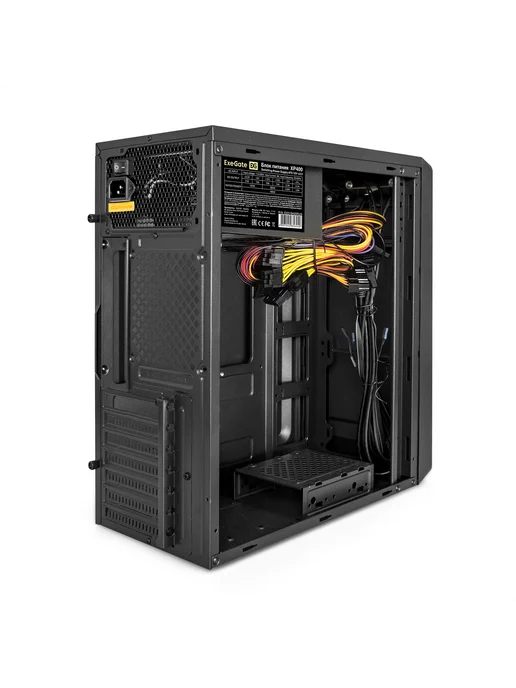 EXEGATE Корпус Miditower XP-332UC-XP400, черный, фото 2