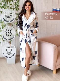 Халат домашний махровый Comfort Fashion 281837647 купить за 1 833 ₽ в интернет-магазине Wildberries