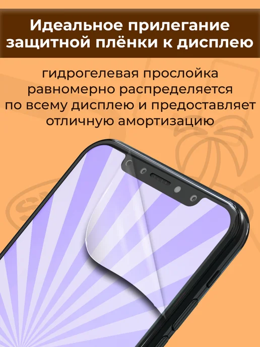 SMART iSLAND Гидрогелевая защитная плёнка для Samsung A16, белый, фото 7