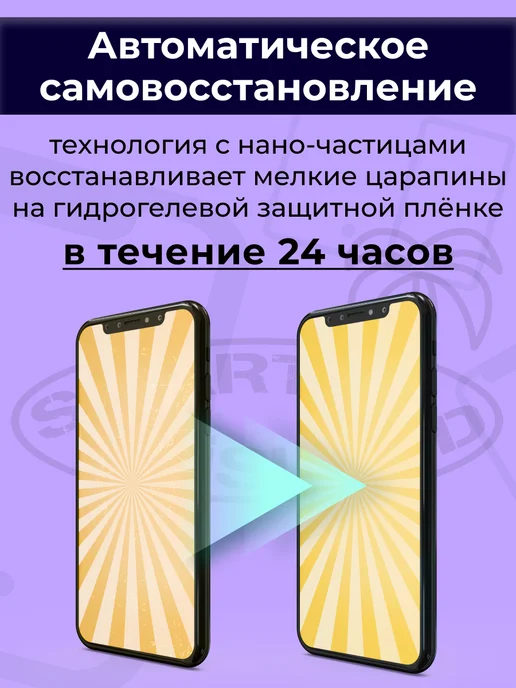 SMART iSLAND Гидрогелевая защитная плёнка для Samsung A16, черный, фото 5