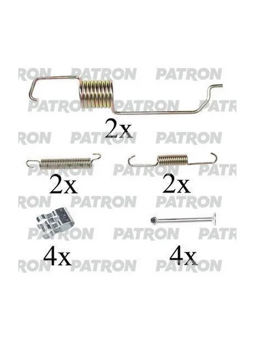 PATRON Комплект монтажный тормозных колодок барабанных MAZDA 626 V, вариант