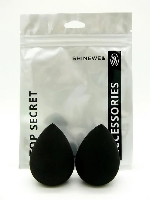 SHINEWELL Набор из двух каплевидных спонжей для макияжа 2 шт, 2 шт, фото 3