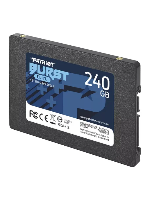Patriot Memory SSD Patriot Burst Elite 240GB SATA 2.5 для ноутбука и ПК, 240 ГБ, фото 2