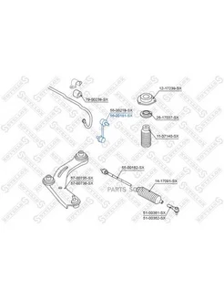 Стойка стабилизатора переднего правая 56-00181-SX