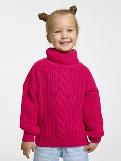 Свитер для девочки с высоким горлом Уси-Пуси 281955357 купить за 1 079 ₽ в интернет‑магазине Wildberries