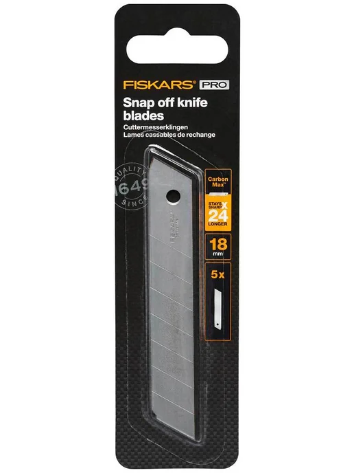 FISKARS Лезвия сменные для канцелярского ножа 18 мм 1027232, вариант, фото 2