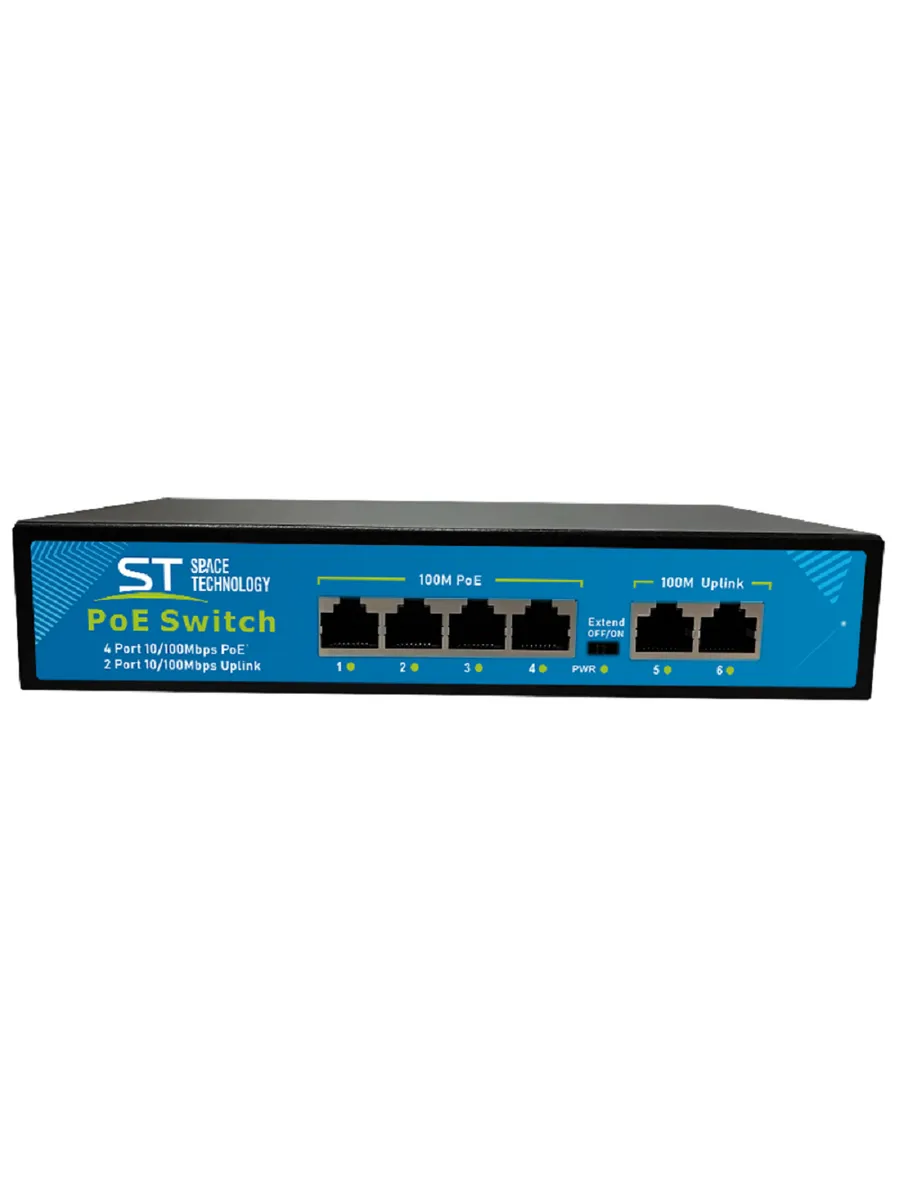 Коммутатор на 4 PoE порта ST-S46POE (2М/65W/А) PRO (v.4) (Тр