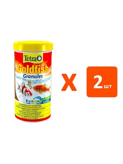 Корм Goldfish Granules для аквариумных золотых рыб 1 л 2 шт