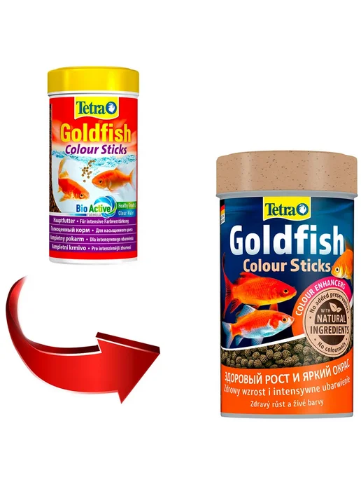 TETRA Корм рыб аквариумных золотых Goldfish Colour Sticks 100мл 2ш…, 100 мл, фото 2