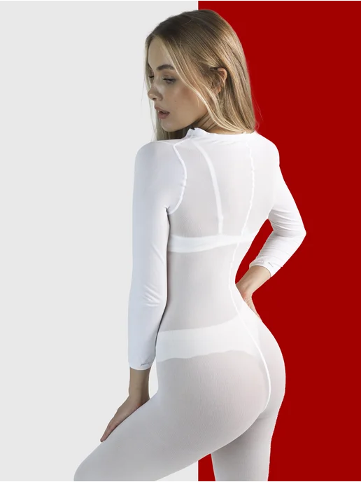 Mosbeauty Group Костюм для LPG массажа многоразовый, белый, фото 4
