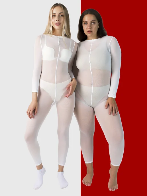 Mosbeauty Group Костюм для LPG массажа многоразовый, белый, фото 6