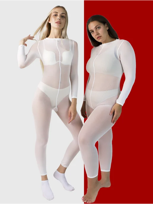 Mosbeauty Group Костюм для LPG массажа многоразовый, белый, фото 8