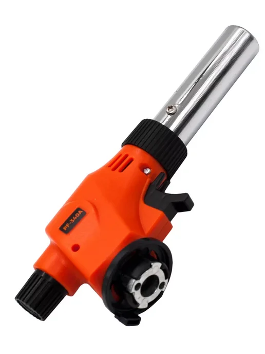 PROFIRE Газовая горелка перевертыш с пьезоподжигом PF-340A, оранжевый, фото 4