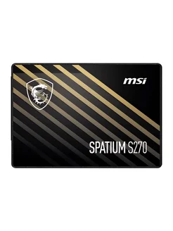 SSD накопитель Spatium S270 480 Gb MSI 282147695 купить за 2 419 ₽ в интернет-магазине Wildberries