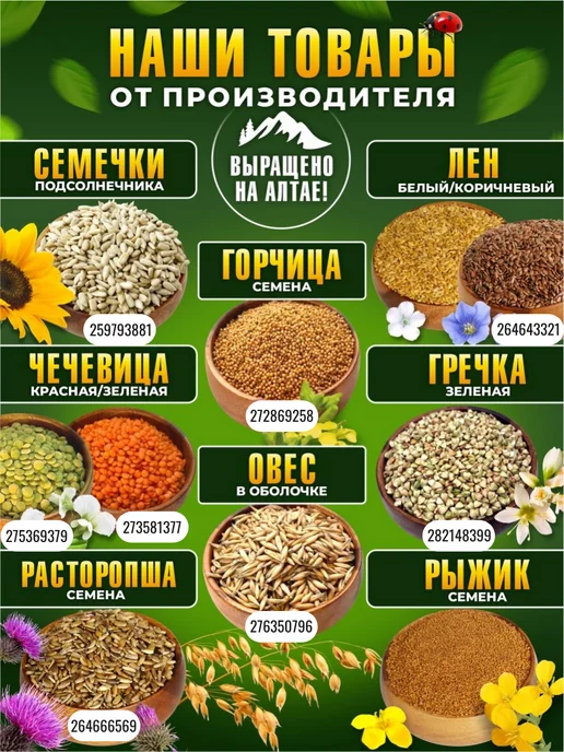 Алтай МаслоЗлак Зеленая гречка, 1 кг, 1 кг, фото 4