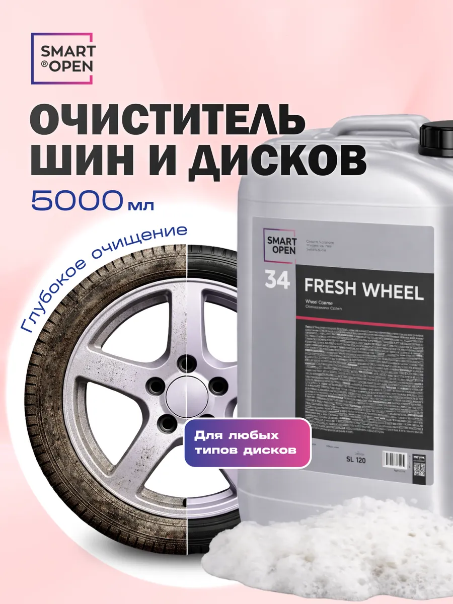Очиститель шин резины колес