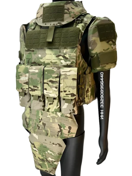 Yakeda Бронежилет штурмовой с подсумками Universal Armor, зеленый, фото 4