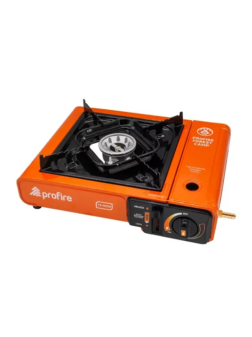 PROFIRE Газовая плита туристическая FOREST CAMP PLUS, TS-005N, оранжевый, фото 2