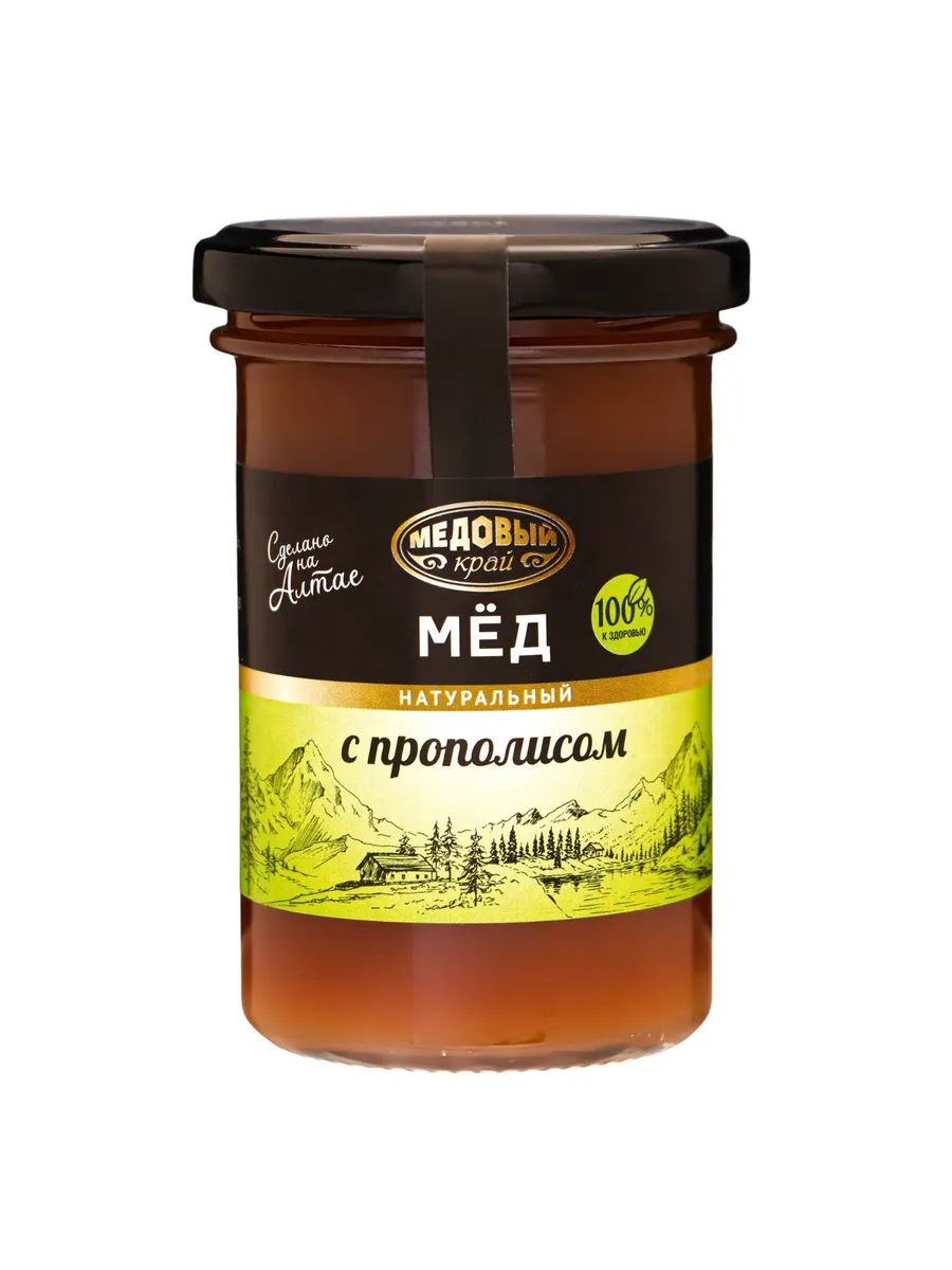 Мёд алтайский с прополисом 300 гр.