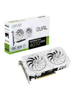 Видеокарта DUAL-RTX4070S-O12G-EVO-WHITE 90YV0KC8-M0NA00 ASUS 282372132 купить за 81 999 ₽ в интернет-магазине Wildberries