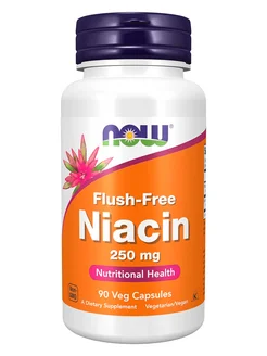 Niacin Flush Free 250 мг 90 капсул Ниацин