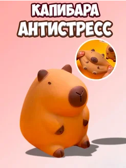 Игрушка антистресс для рук капибара сквиш