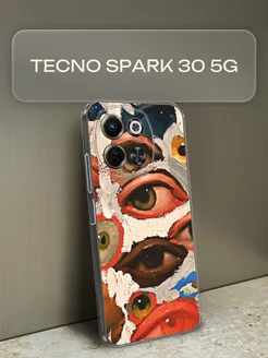 Чехол на Spark 30 5G с рисунком Tecno 282739779 купить за 305 ₽ в интернет-магазине Wildberries