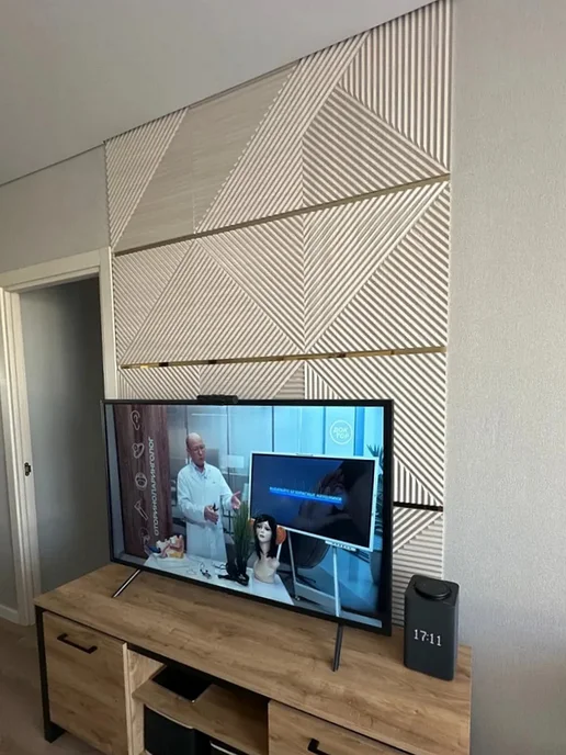 DanilovDecor Декоративные стеновые 3D панели МДФ для дома, фиолетовый, фото 2