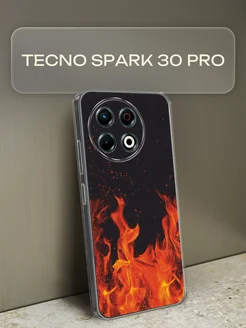 Чехол на Spark 30 Pro с рисунком Tecno 282888579 купить за 322 ₽ в интернет-магазине Wildberries