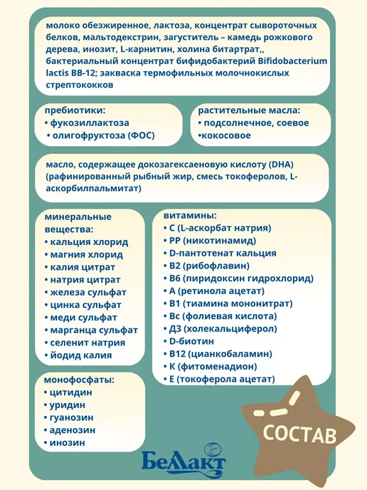 Беллакт Смесь Кисломолочный Active 2, 6-12 мес, 1 x 400 г, 1x400, 400 г, фото 3