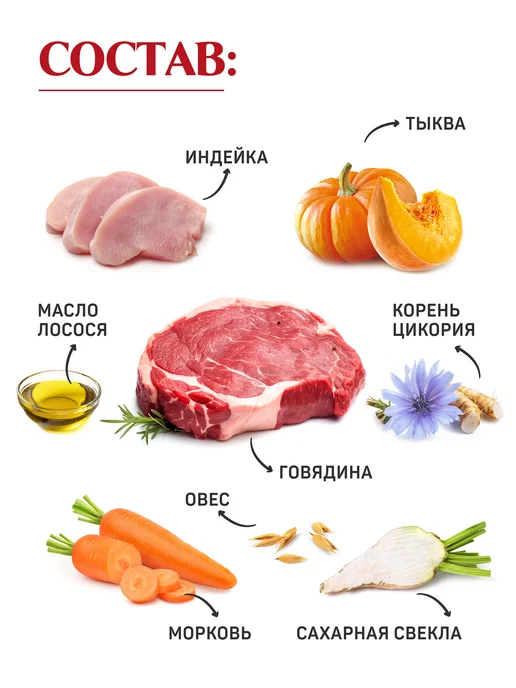 Сухой корм Jet Pet Classic Активных для собак, говядина, 12 кг, фото 3