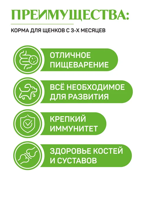 Сухой корм Jet Pet Classic для собак, щенки, говядина, 12 кг, фото 2