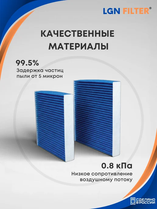 LGNFILTER Фильтр салонный Chery Tiggo 4, 7, 7PRO, 8, KAIYI E5, вариант, фото 6