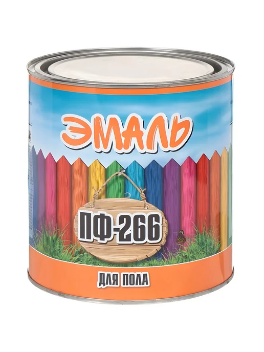 Zabor Эмаль ПФ-266 алкидная 2.6кг коричневая для пола, 2,6 кг, фото 6